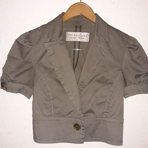 Trina Turk Bolero Jacket khaki colored